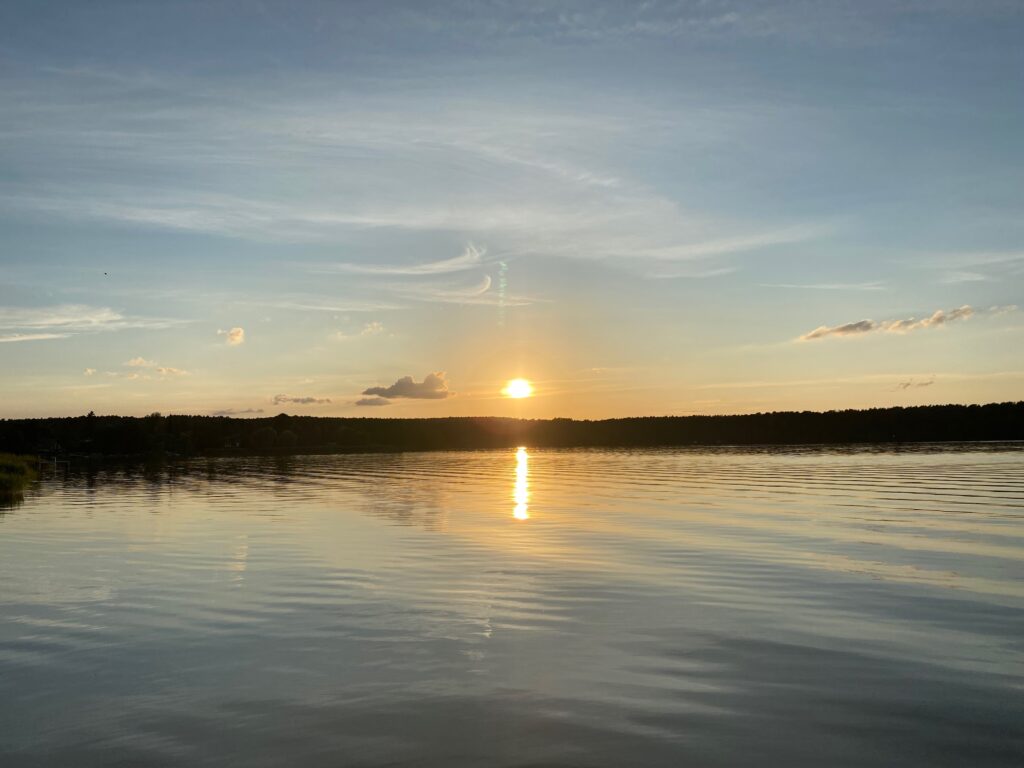 Abendstimmung auf dem Teupitzer See